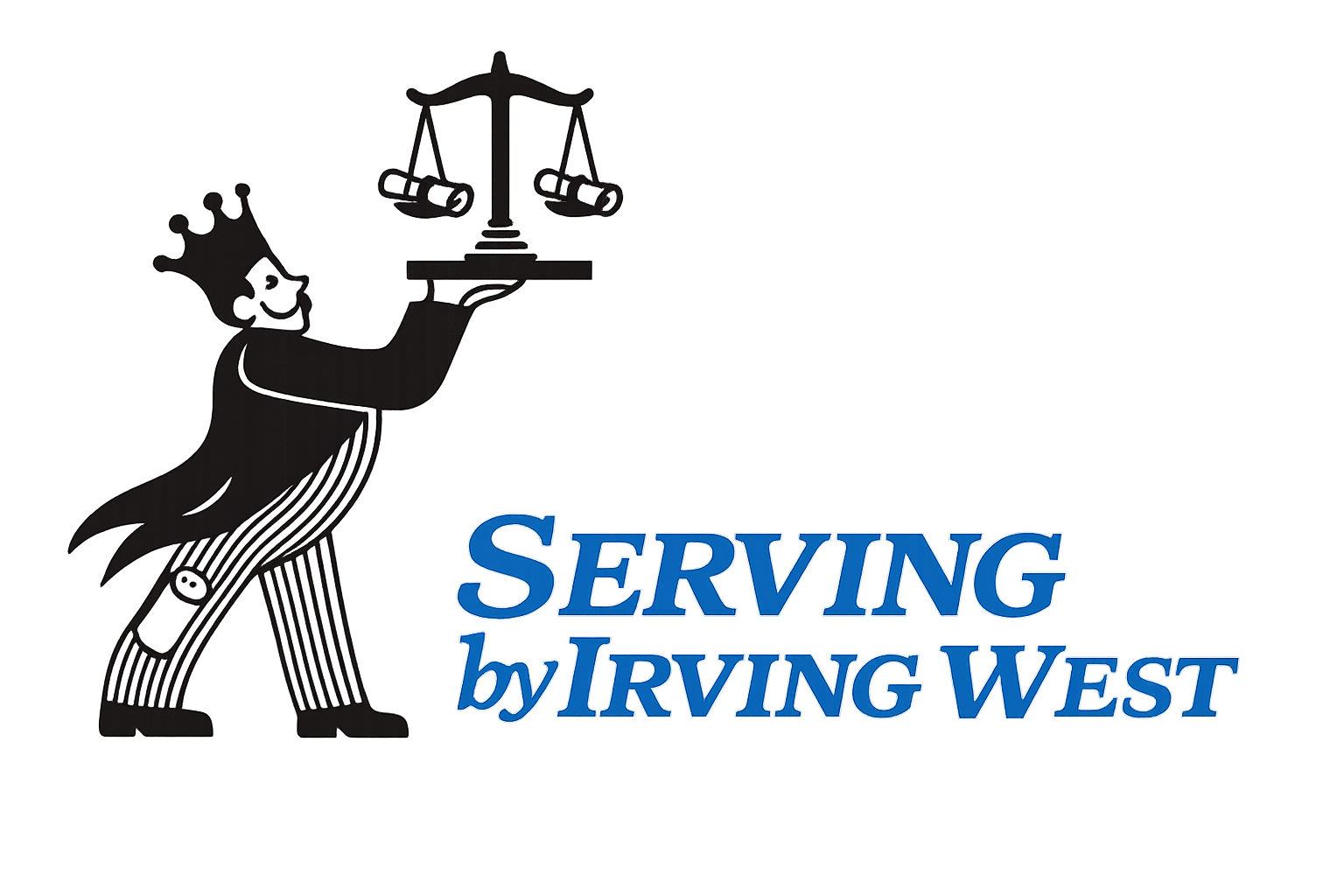 Serving by Irving West